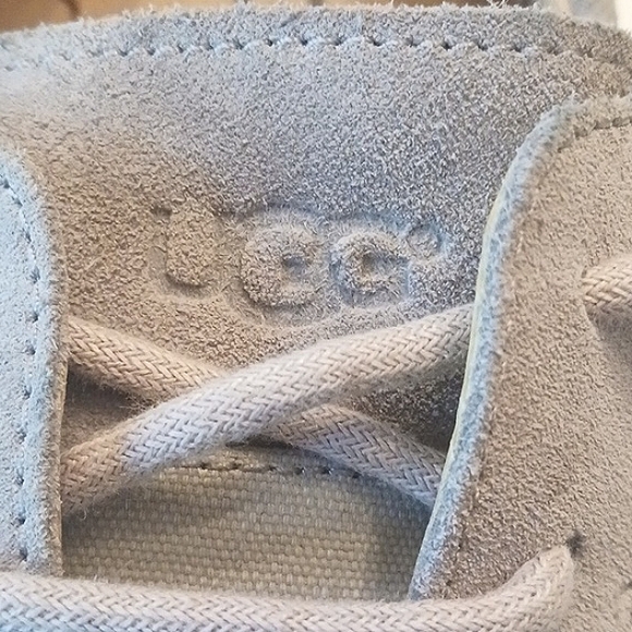 UGG Catton Boat Shoe Lace-Up Men Pewter Size 9 - Picture 11 of 14